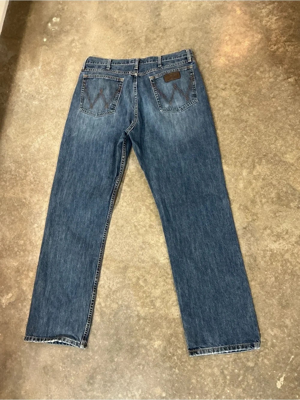 Wrangler 20X Men’s Original Relaxed Fit Jeans 36x34 Medium Wash Western Denim
